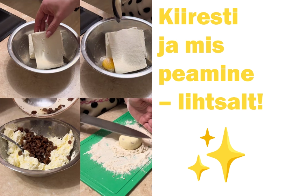 juustukookide retsept